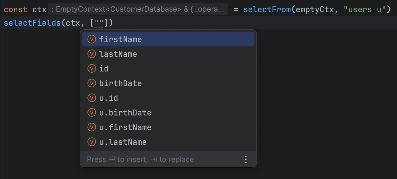 aliases autocomplete